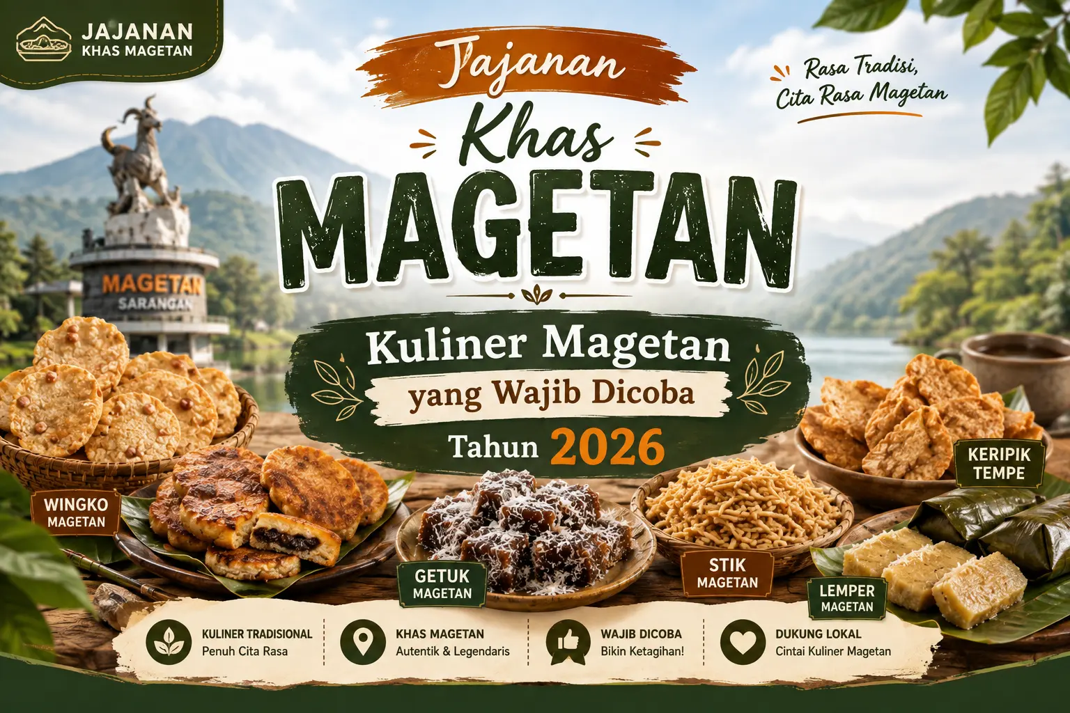 10 Rekomendasi Oleh-Oleh Khas Magetan & Jajanan Tradisional Terbaik