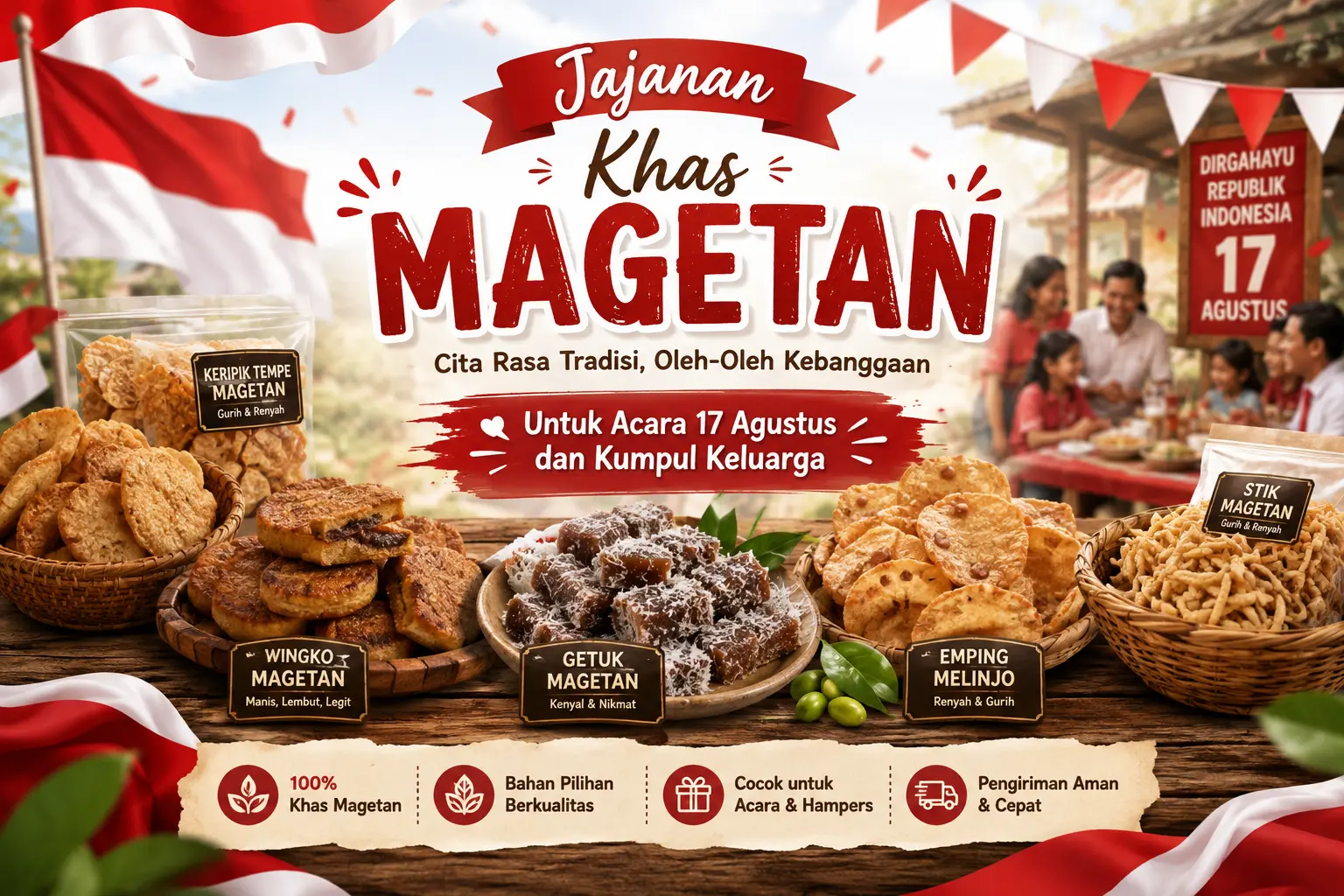 Ide Jajanan Khas Magetan untuk Acara 17 Agustus & Kumpul Keluarga